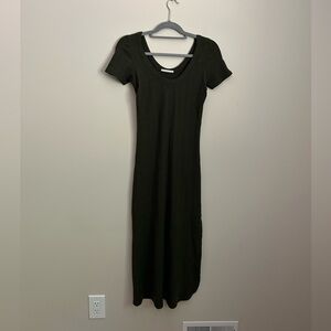 Vitamin A Organic Rib Forest Catalina Tee Dress Size Small